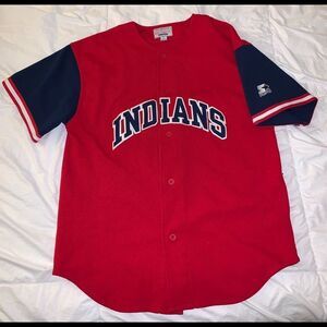 Vintage 90s Cleveland Indians Starter Jersey